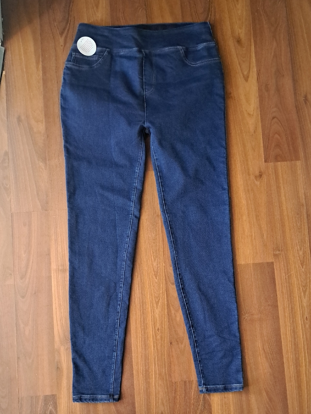 Assets By Spanx Navy Pull-On Stretch Jeggings